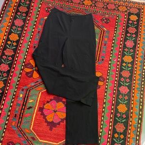 Gloria Vanderbilt Black Stretch Wide-Leg Pants, size 4